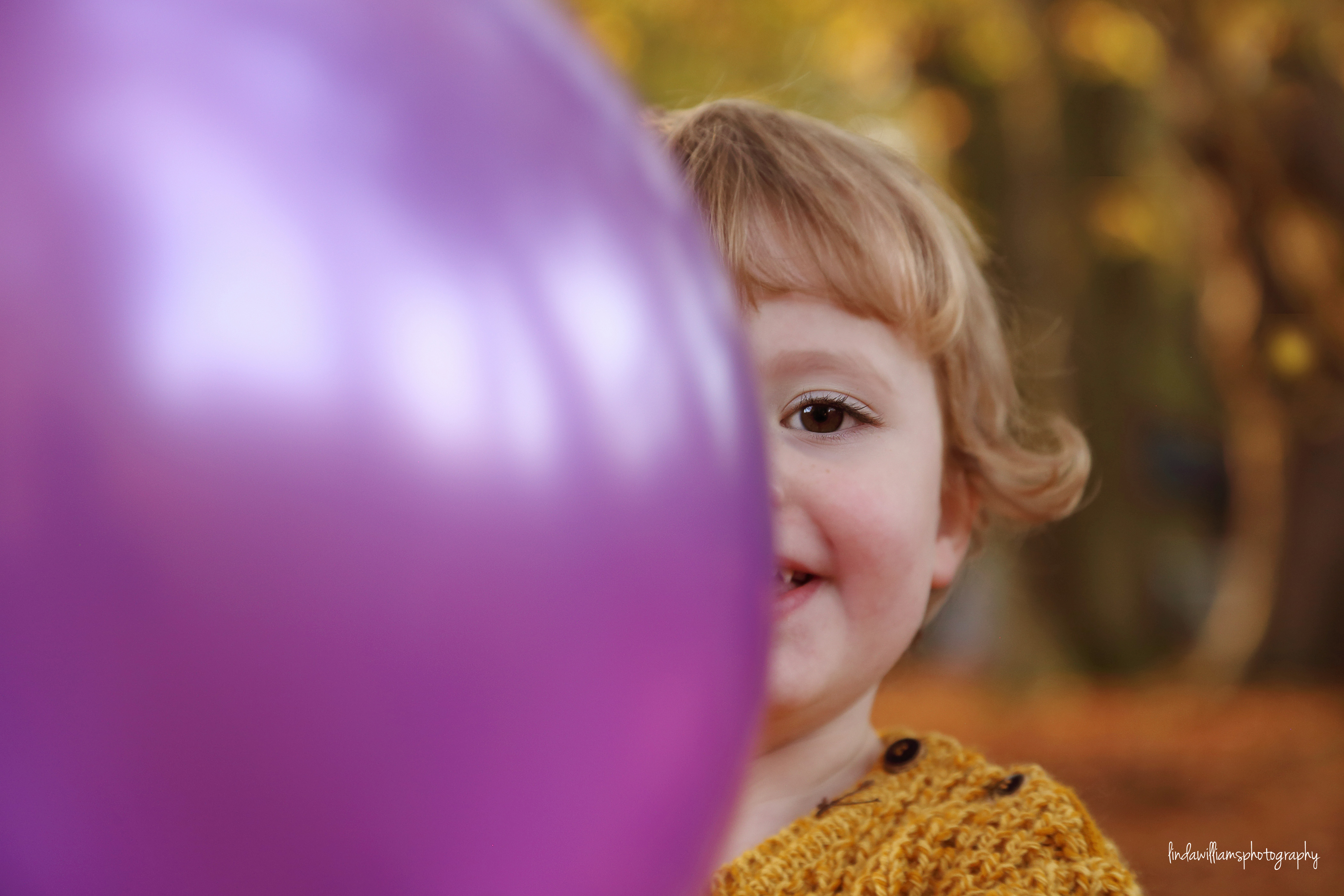 little boy with balloon