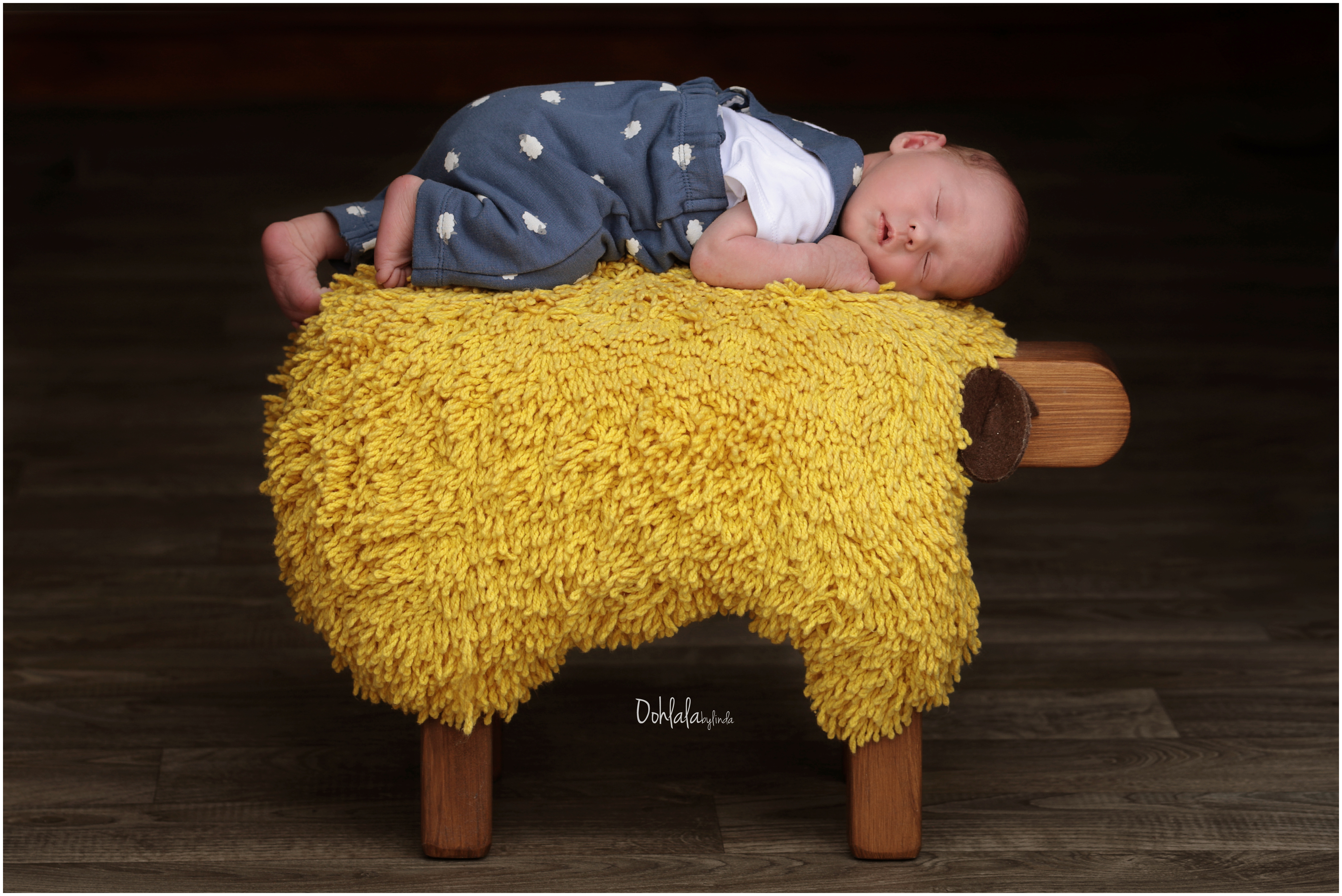 sleeping newborn baby