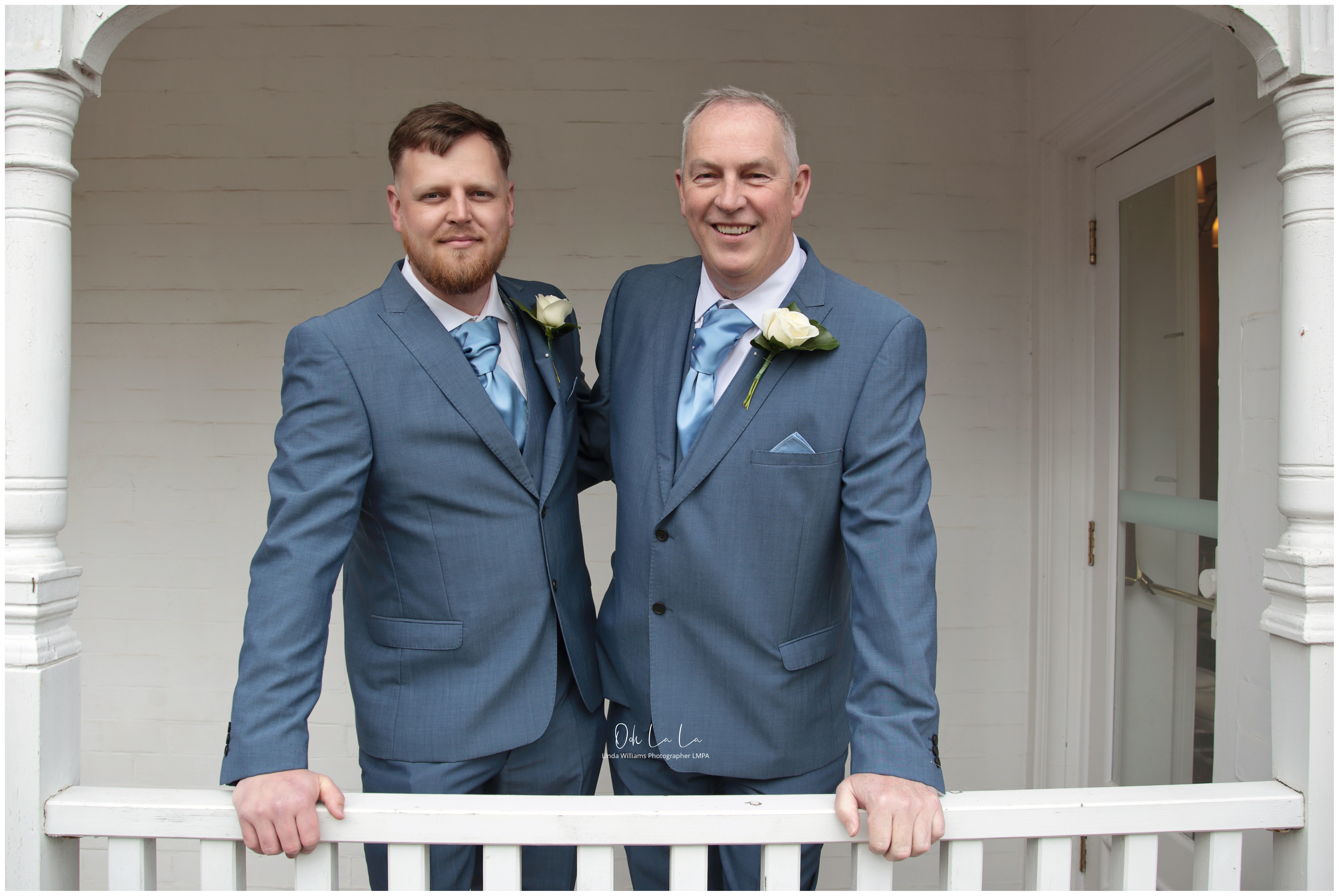 bridegroom and best man mansion house newport gwent