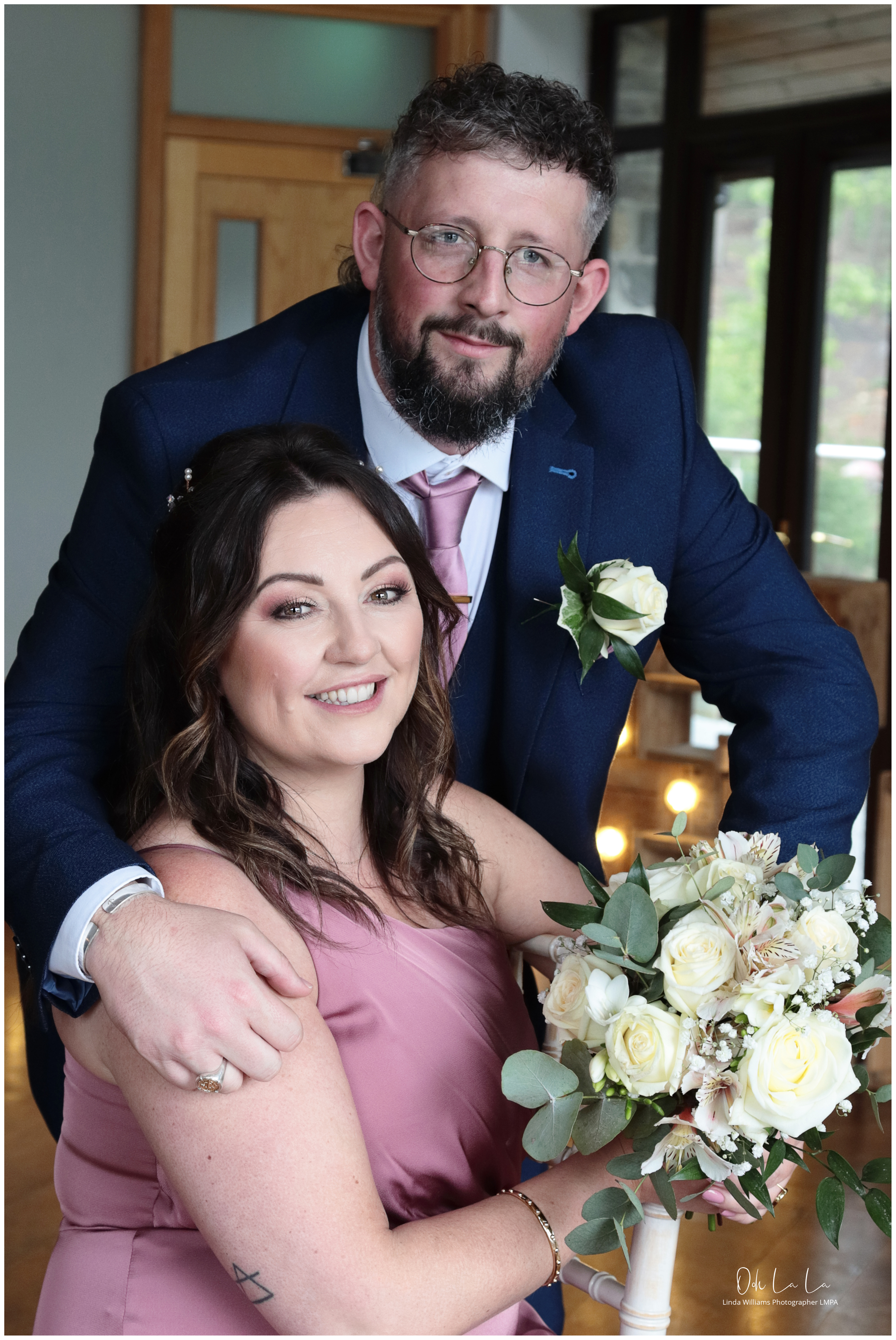 bestman and bridesmaid